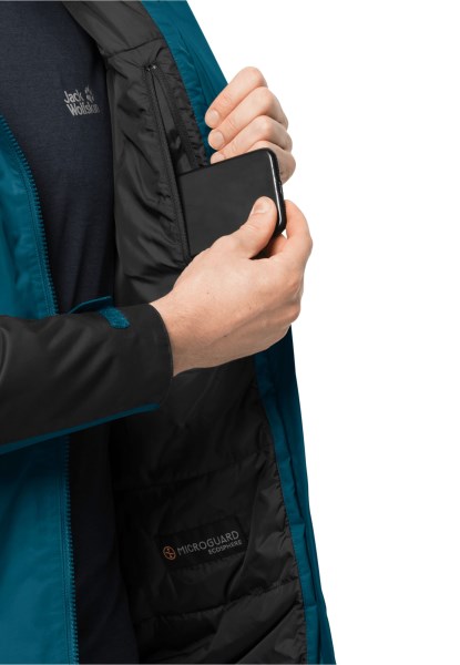 Jack Wolfskin Jasper Ins Jas M Blauw Koraal Heet