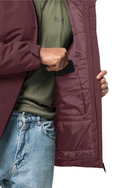 Cordovan Rood Jack Wolfskin Nieuw Tempelhof Jack M