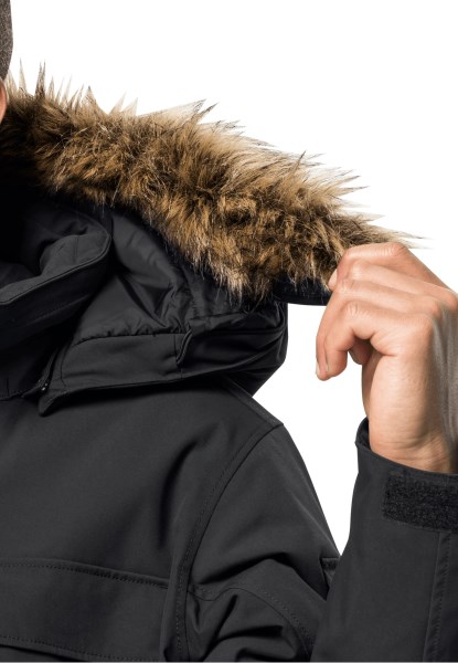 Hot Jack Wolfskin Glacier Canyon Parka Zwart