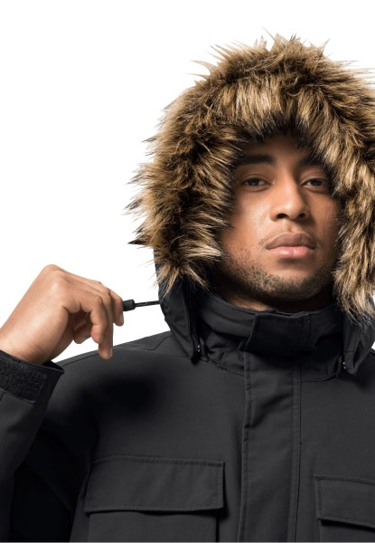 Hot Jack Wolfskin Glacier Canyon Parka Zwart
