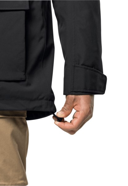 Hot Jack Wolfskin Glacier Canyon Parka Zwart