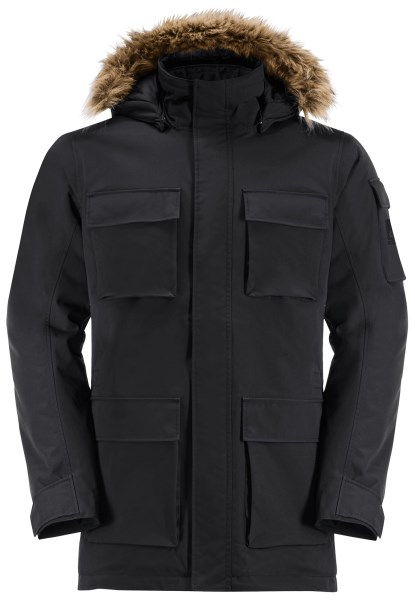 Hot Jack Wolfskin Glacier Canyon Parka Zwart