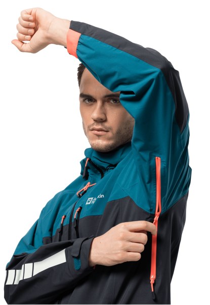 Nieuwe Blauwe Koraal Morobbia 3l Jas M Jack Wolfskin