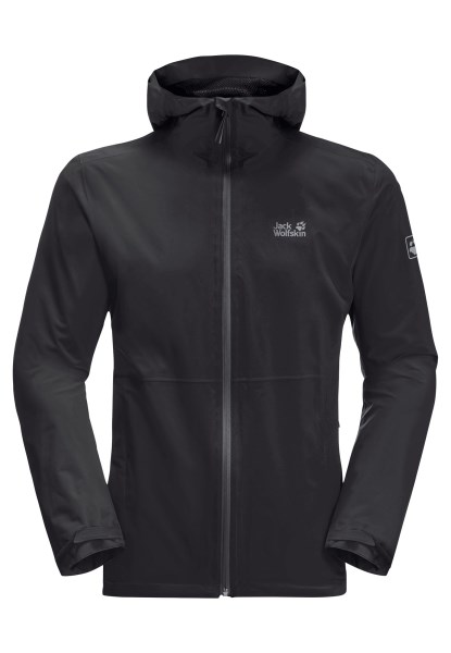 Pack & Go Shell M Zwart Merk Jack Wolfskin