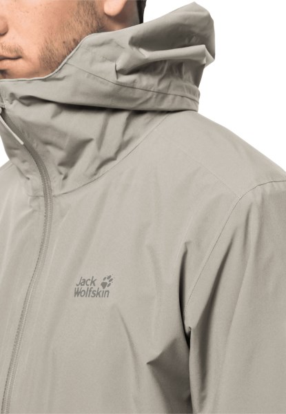 Best Pack & Go Shell M Jack Wolfskin Stoffig Grijs