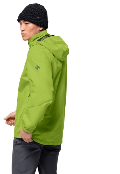 Spring Lime Jack Wolfskin Brand Stormy Point Jacket M