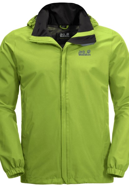 Spring Lime Jack Wolfskin Brand Stormy Point Jacket M