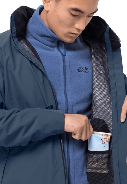 Evandale Jas M Donderblauw Jack Wolfskin Heet