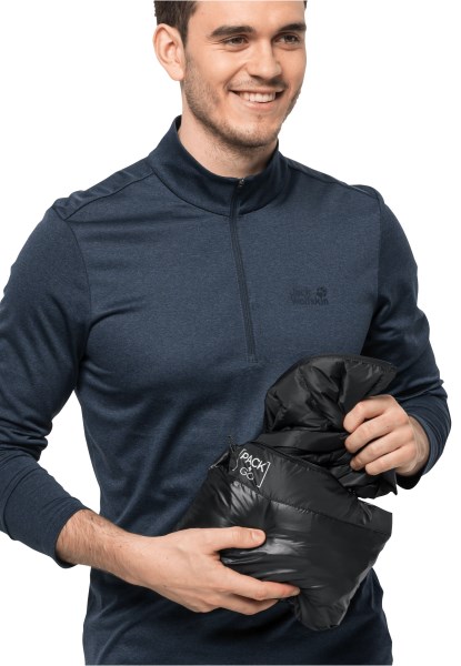 Pack & Go Donsvest M Jack Wolfskin Best Zwart