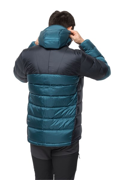 Nebelhorn Dons Hoody M Collectie Jack Wolfskin Blauw Koraal