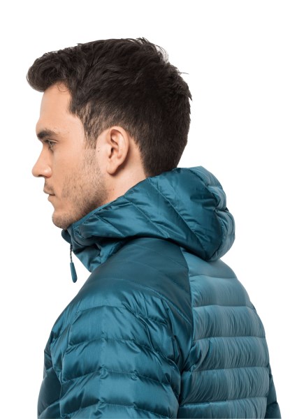 Blauwe Koraal Passamani Donzen Hoody M Jack Wolfskin Origins