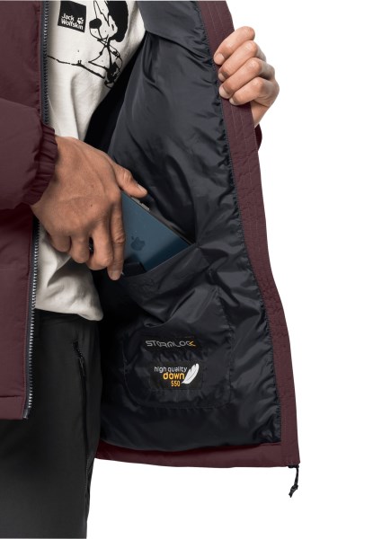 Jack Wolfskin Beste Alex Downjack M Winter Druif