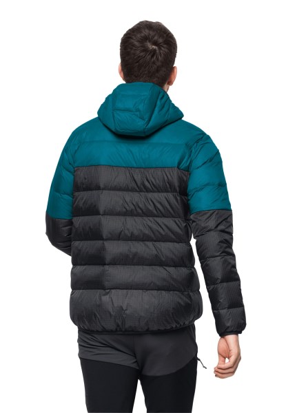 Jack Wolfskin Dna Tundra Dons Hoody M Collectie Blauw Koraal