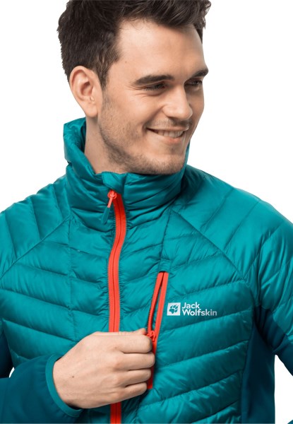 Nebelhorn Dons Hybride M Originele Jack Wolfskin Baai Blauw