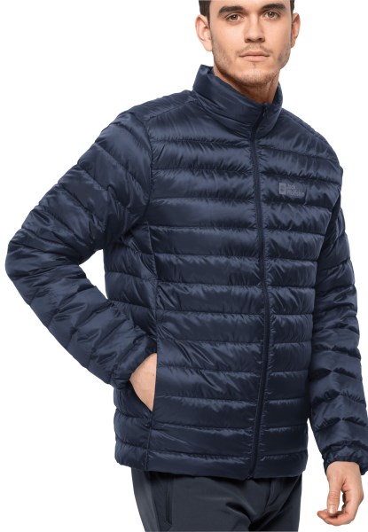 Jack Wolfskin Night Blue Pack & Go Donsjack M Nieuw