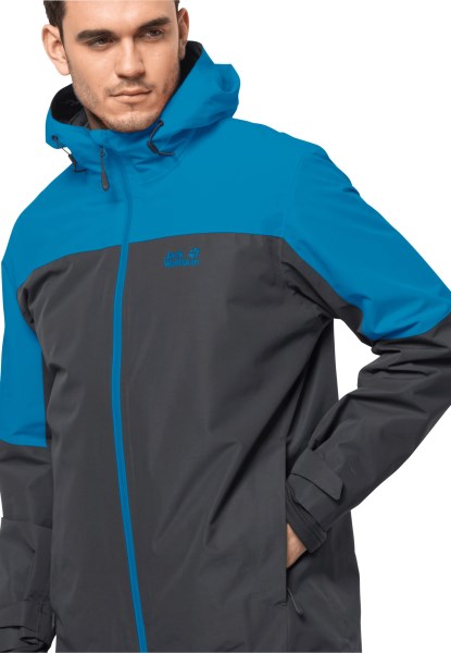 Origins Glaabach 3in1 Jas M Blauw Pacific Jack Wolfskin