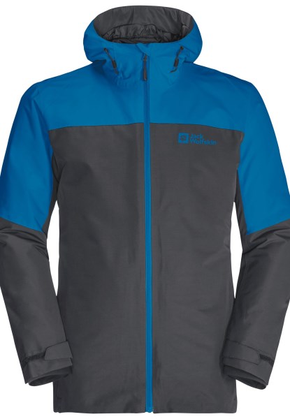 Origins Glaabach 3in1 Jas M Blauw Pacific Jack Wolfskin