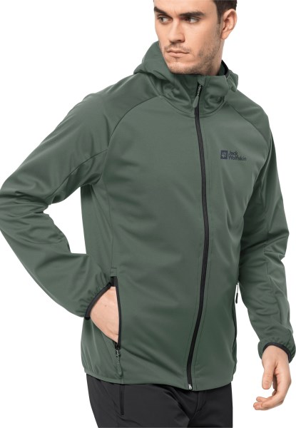 Hedge Green Feldberg Hoody M Origins Jack Wolfskin