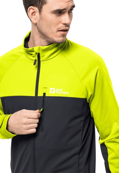 Morobbia Jas M Jack Wolfskin Knipperende Gele Mode