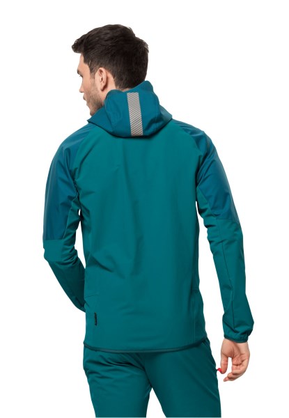 Jack Wolfskin Blauw Koraal Alpspitze Hoody M Origineel