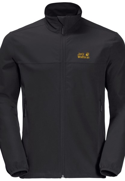 Zwarte Crestview Jas Heren Jack Wolfskin Merk