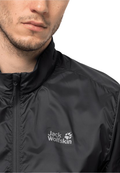 Jack Wolfskin Fashion Zwart Pack & Go Windshell M