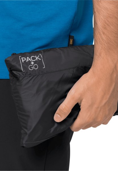 Jack Wolfskin Fashion Zwart Pack & Go Windshell M