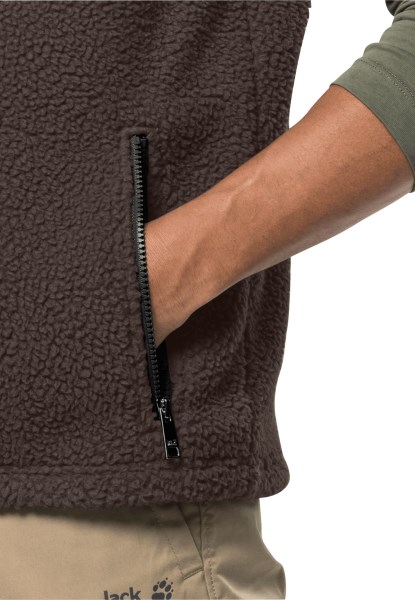 Best Kingsway Vest M Jack Wolfskin Donker Eiken
