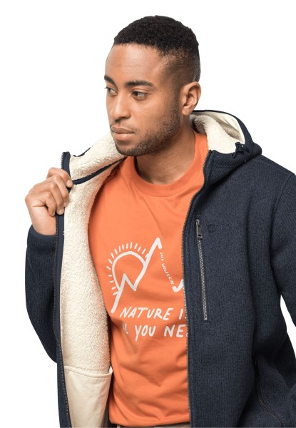 Jack Wolfskin Nachtblauwe Robson Jas Mode