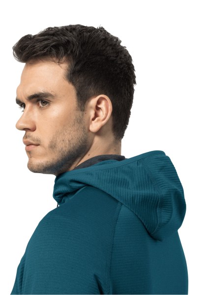 Blue Coral Hydro Grid Capuchon Fz M Jack Wolfskin Best