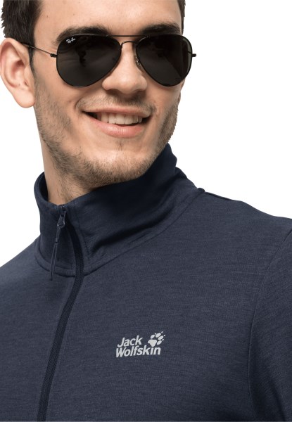 Jack Wolfskin Jwp Midlayer M Nachtblauw Merk