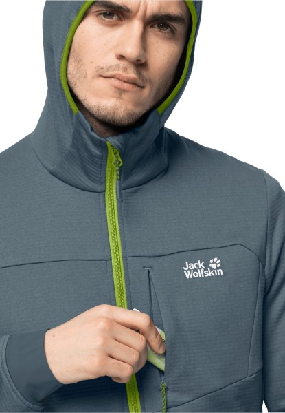 Hydro Grid Fleece M Storm Grey Jack Wolfskin Origin
