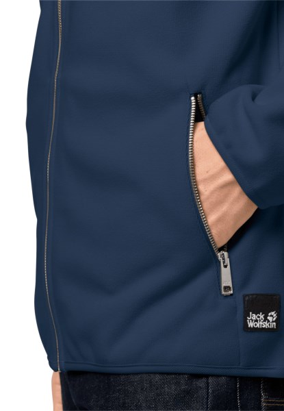 Fashion Jack Wolfskin Nature Fleece Jack M Donker Indigo