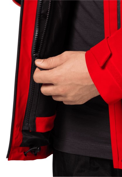 Collectie Adrenaline Rode Jack Wolfskin Dna Block Fleece M