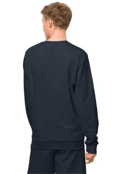 Nachtblauw Merken Jack Wolfskin Essential Ronde Hals M