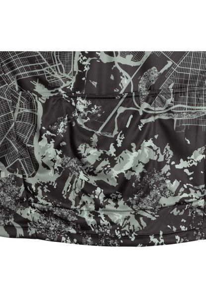 Hedge Green Allover Morobbia L/s Bedrukt M Collecties Jack Wolfskin