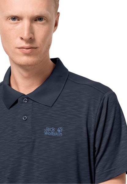 Jack Wolfskin Best Night Blue Reispolo Heren