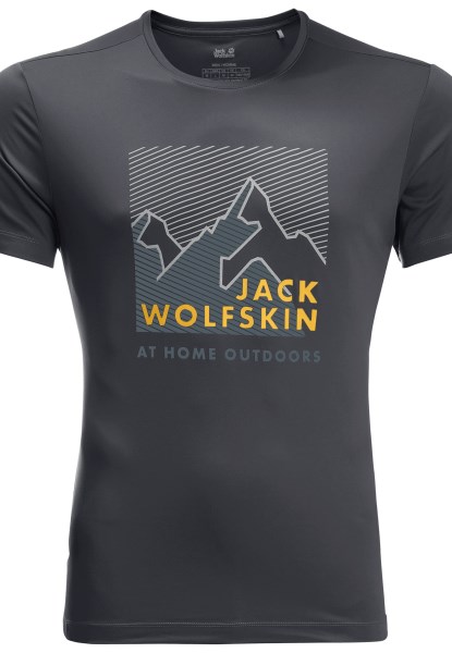 Phantom Peak Graphic T M Merken Jack Wolfskin