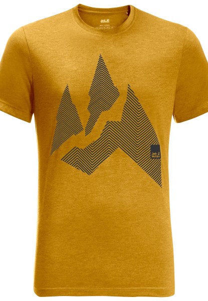 Natuur Berg T M Jack Wolfskin Goudgele Oorsprong
