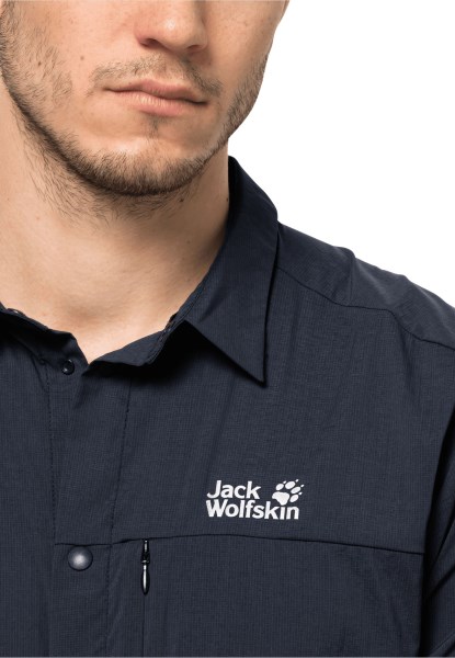 Pack & Go Shirt M Night Blue Jack Wolfskin Collectie