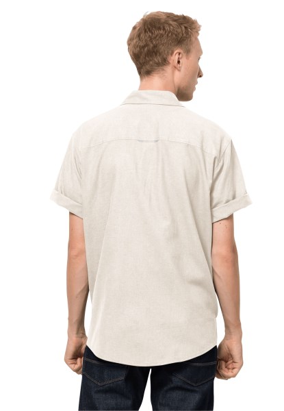 Mode Katoen Wit Natuur Zomershirt M Jack Wolfskin