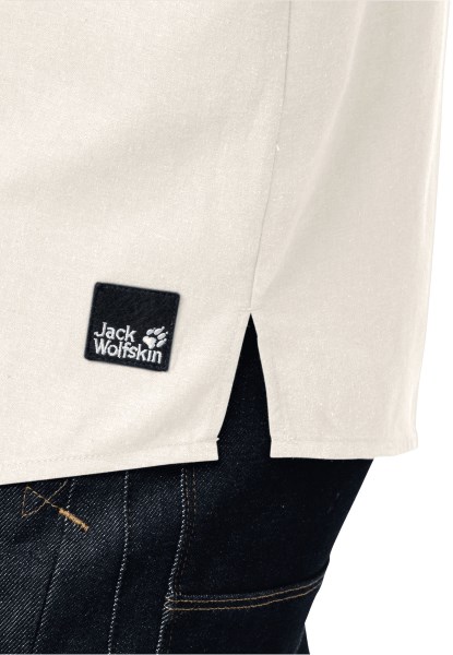 Mode Katoen Wit Natuur Zomershirt M Jack Wolfskin