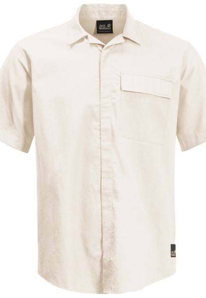 Mode Katoen Wit Natuur Zomershirt M Jack Wolfskin