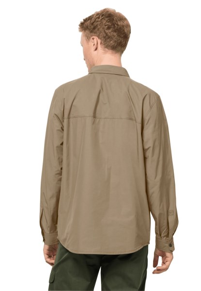 Hot Roll-up Shirt Aan Het Meer M Jack Wolfskin Sand Dune