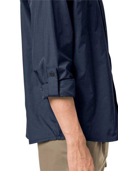 New Jack Wolfskin Nachtblauw Oprolbaar Overhemd M