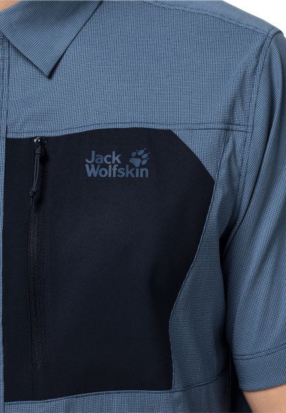 Kenovo Ii S/s M Jack Wolfskin Origins Donderblauw