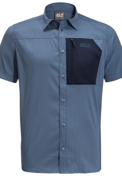 Kenovo Ii S/s M Jack Wolfskin Origins Donderblauw