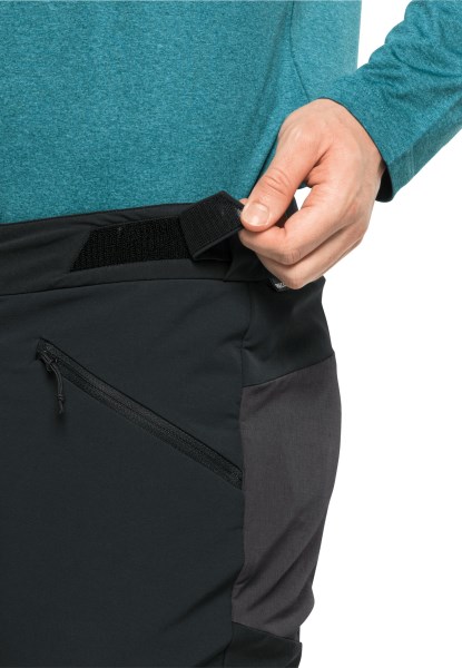 Jack Wolfskin Zwarte Mode Salmaser Broek M