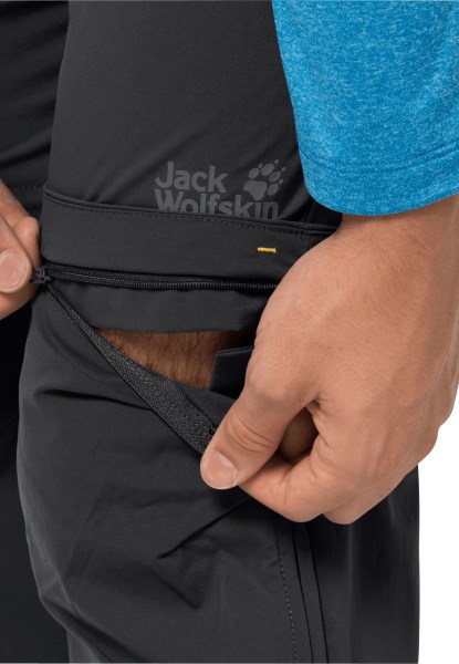 Overland Zip Away M Jack Wolfskin Hot Black
