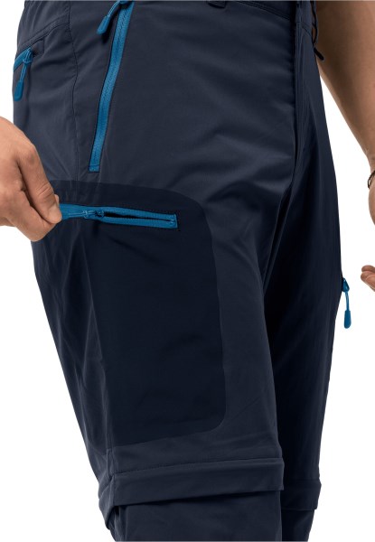 Activer Light Afritsbare Herenmode Jack Wolfskin Nachtblauw
